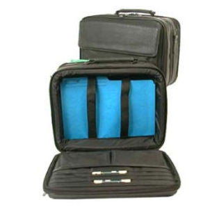 Bond Street Ltd Bond Street 457880BLK Deluxe Black Leather-Look Computer Briefcase by Bond Street