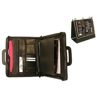 Bond Street Ltd Bond Street 712019BLK Koskin Sliding Handles Portfolio with 1 in. Removeable Presentation Binder