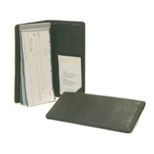 Bond Street Ltd Bond Street 930753BLK Bond Street, NOIR JDD Soft Leather Check Book Cover in Black