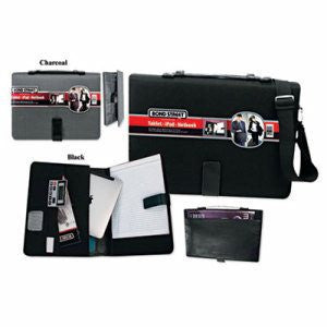 Bond Street, Ltd. Tablet Case/Organizer with Writing Pad, 14-3/4 x 2, x 10-1/4, Black (BND465600BLK)