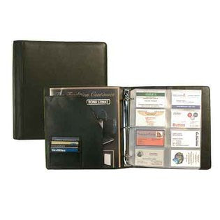 Bond Street Ltd  Bond Street Black Leather Business Card Case