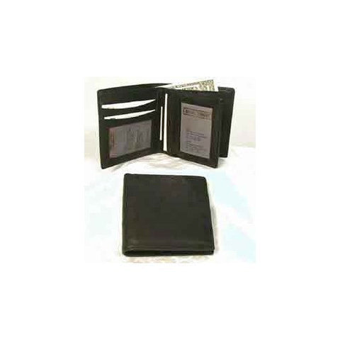 Bond Street Super Hipster Wallet with Wing 820041BLK