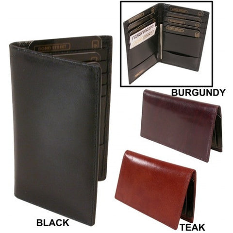 Bond Street Cordoba Leather Card Caddy Wallet