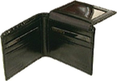 Hand Stained Italian Leather Billfold Wallet with Flap