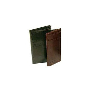 Hand Stained Italian Leather, Breast Pocket Secretary Wallet With Checkbook Accomodation