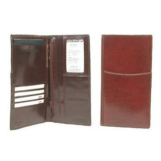 Bond Street Ltd  Passport and Airline Ticket Case - Travel Wallet - Color: Black