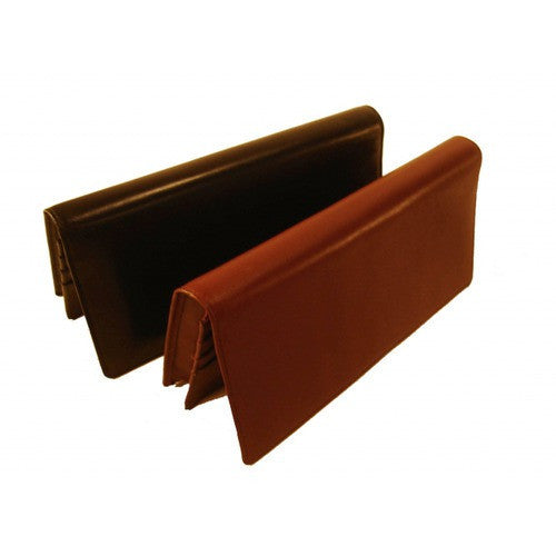 Bond Street Calf Leather Deluxe Secretary Gusset Wallet -960054BRN